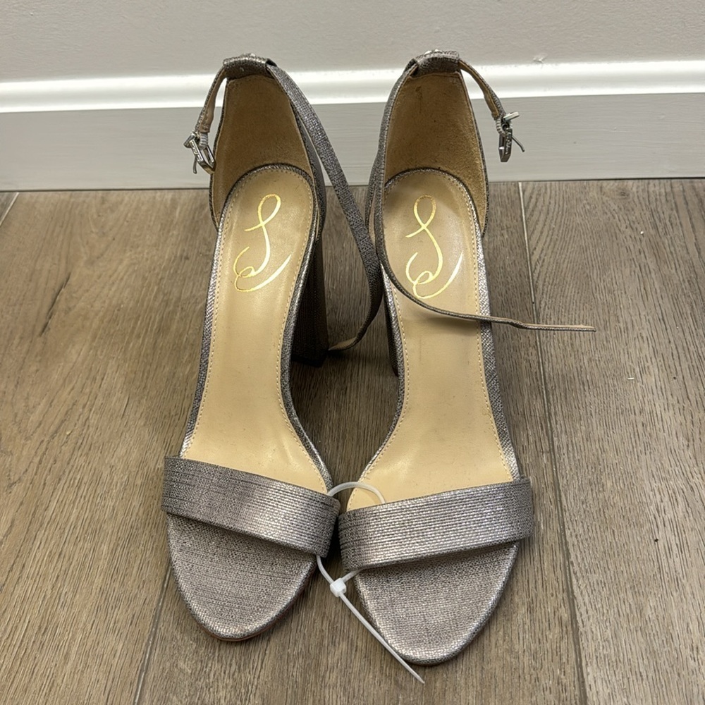 NEW! Sam Edelman Jute Yaro Block Heel Sandal - Size 8.5 👠🚙 - Picture 6 of 14